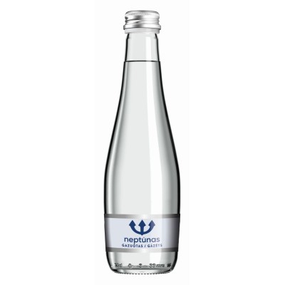 Carbonated mineral water NEPTUNAS, 330 ml